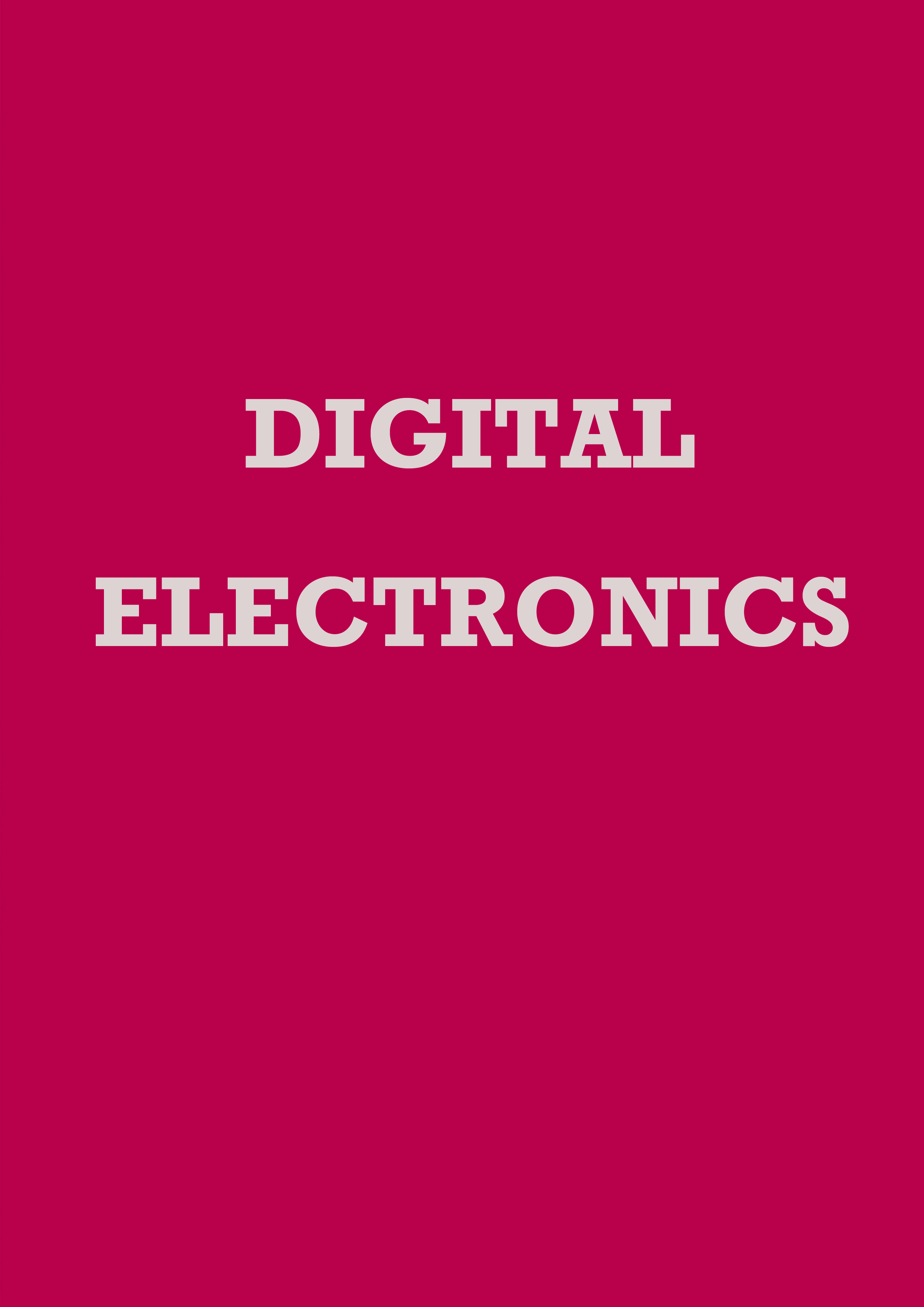 Digital Electronics